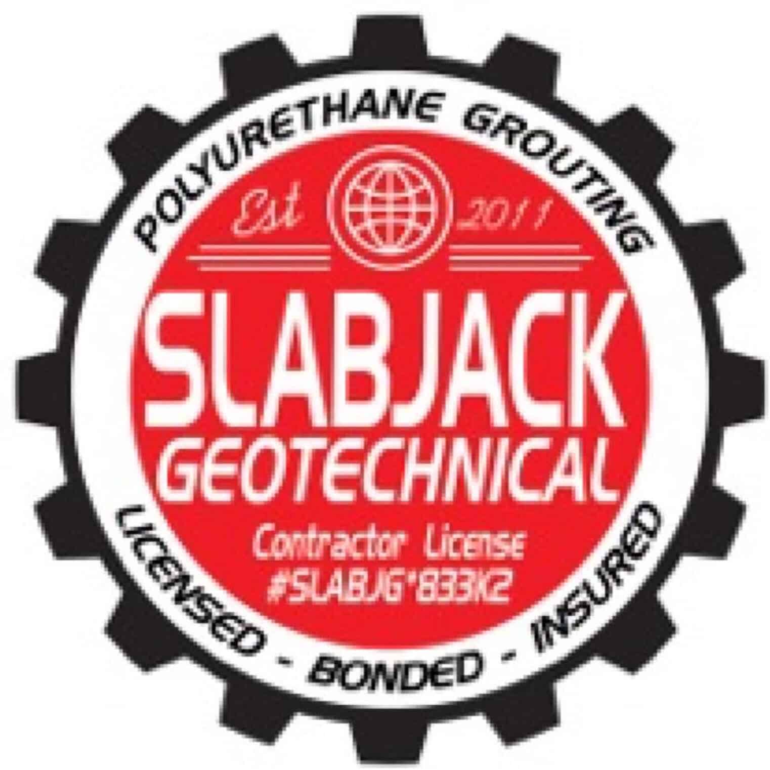 Cracked exposed aggregate Slabjack Geotechnical