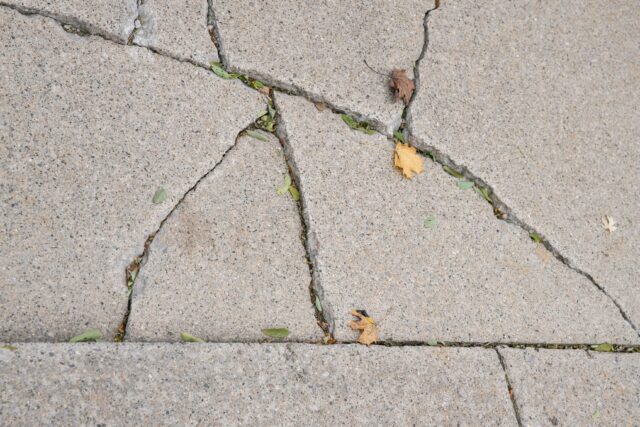 photo of cracked concrete in Spokane