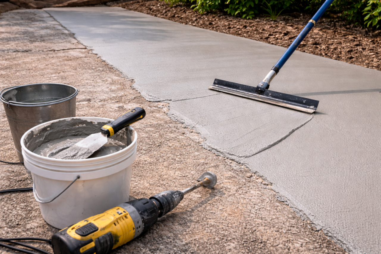 Concrete resurfacing 