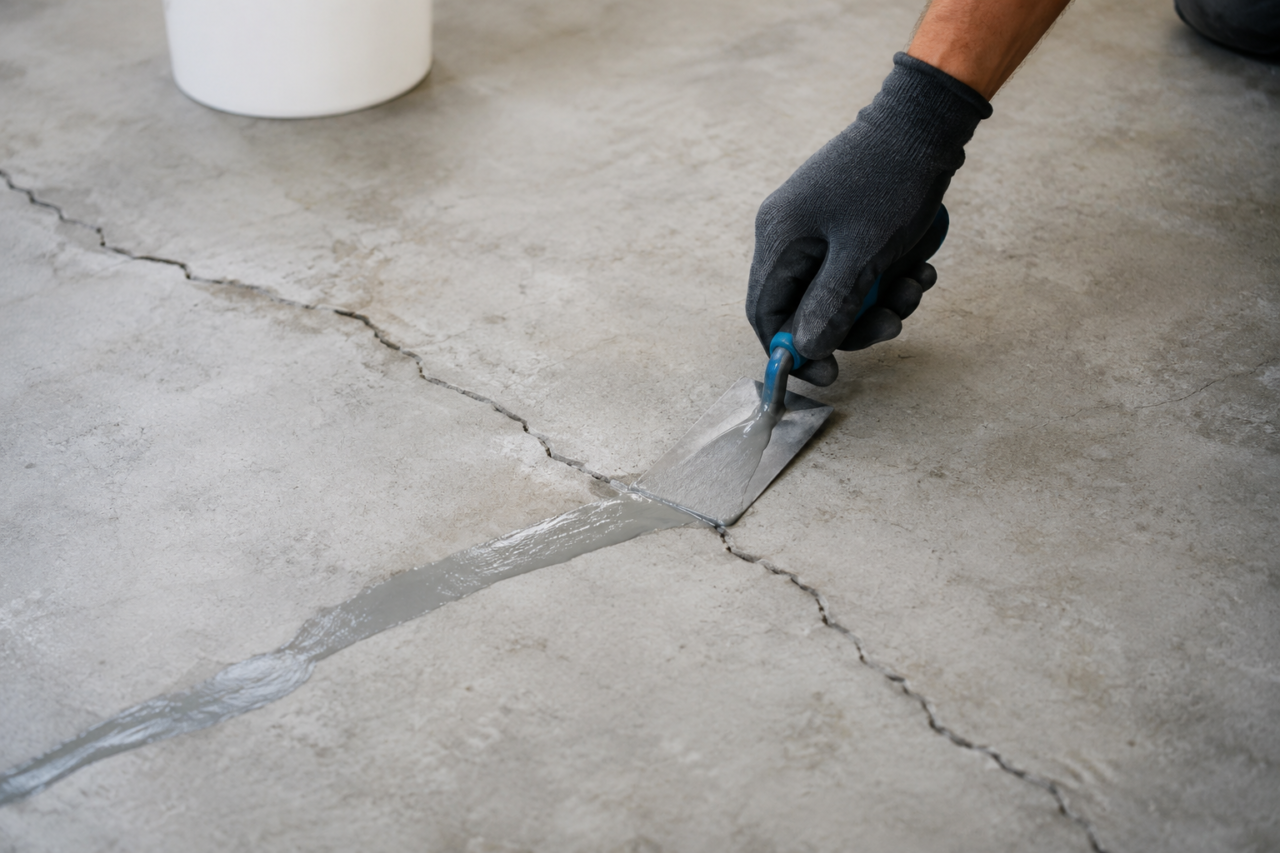 Concrete crack repair