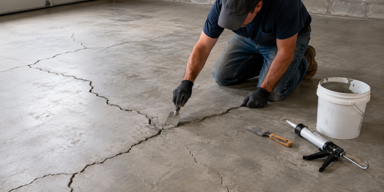 Common Causes of Cracks in Concrete Floors and How to Repair Them