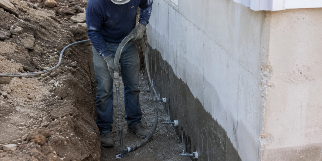 Basement Foundation Waterproofing with Compaction Grouting: Stabilizing Soil Around Concrete Foundations