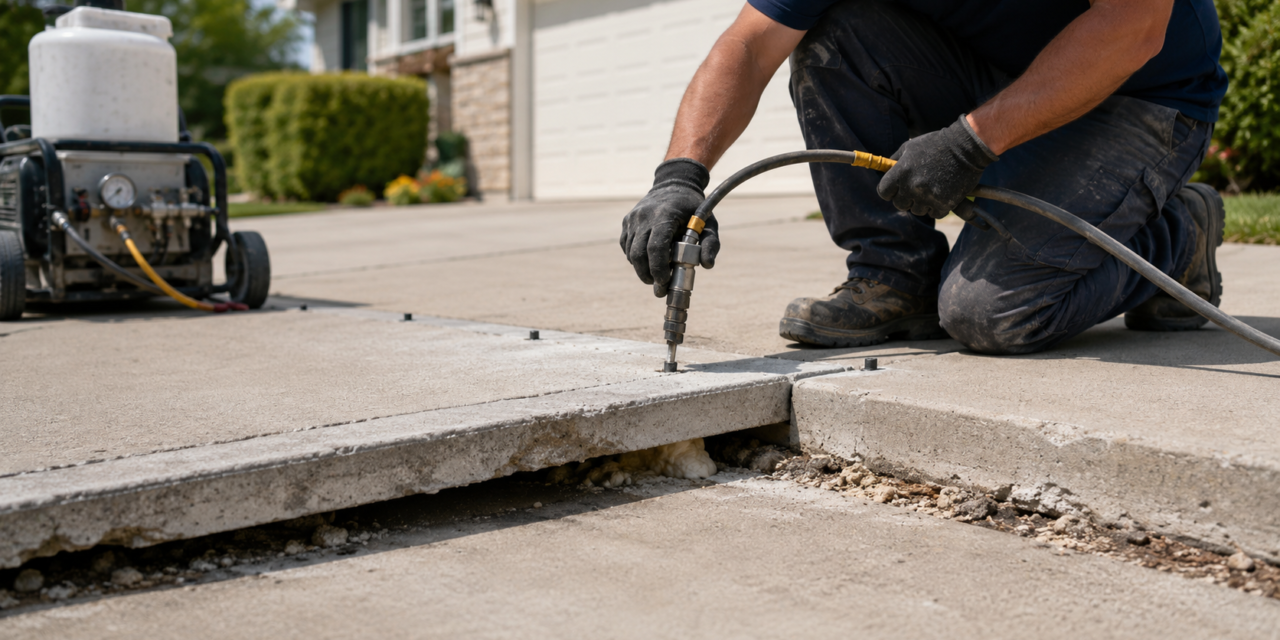 What Are the Best Concrete Repair Techniques for Uneven or Sinking Concrete?