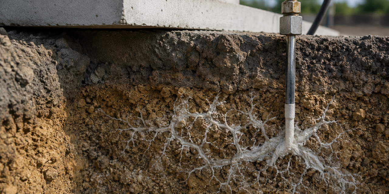 How Geo-polymer Injection Improves Load Bearing Capacity of Soil