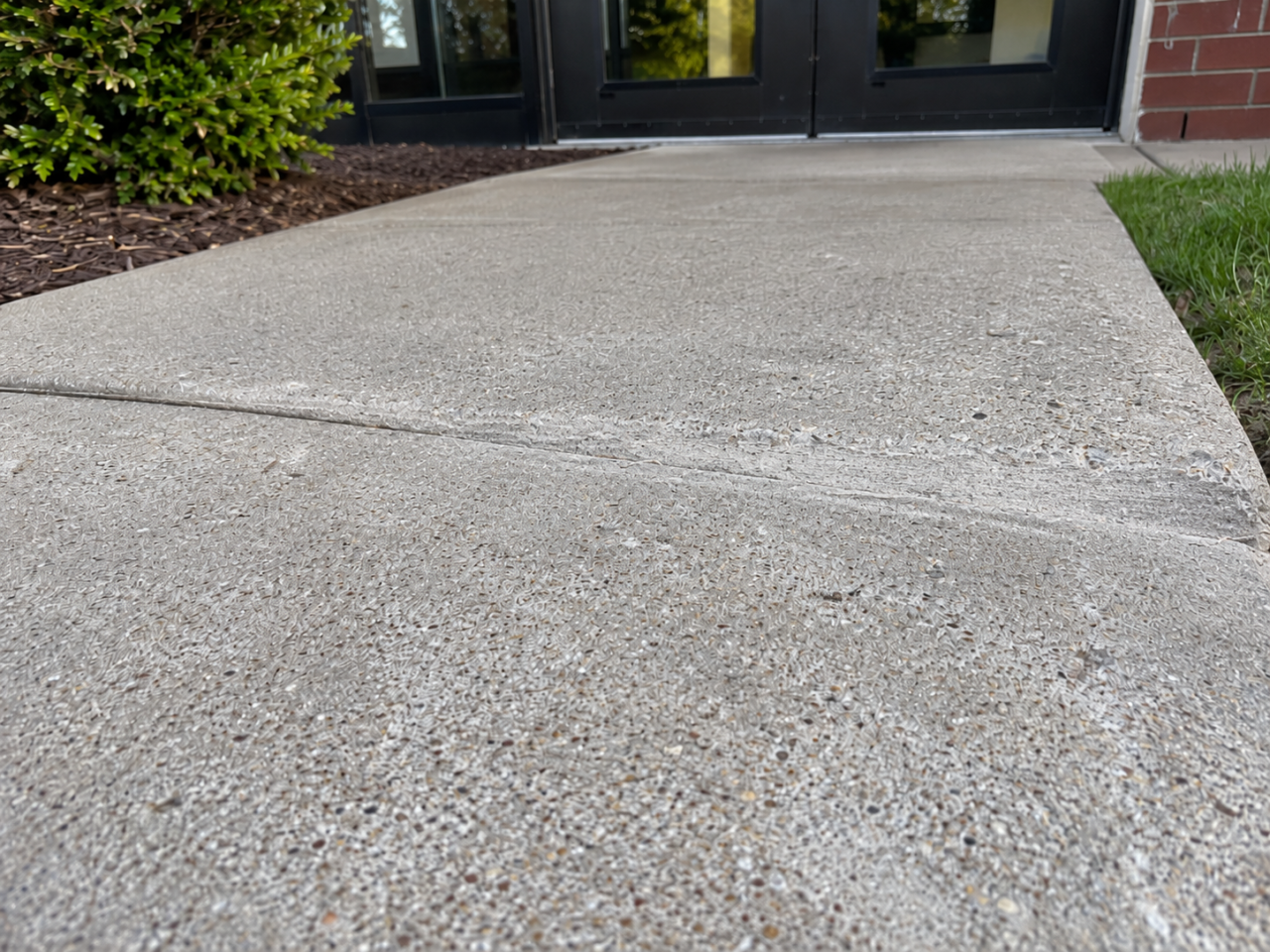 Trip hazard after concrete grinding